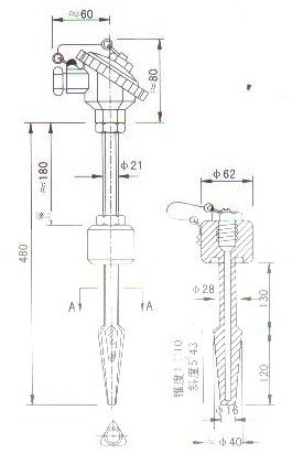 （熱(re)電阻）産(chan)品結構圖