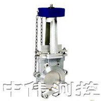 鏈(lian)輪對(dui)裌式刀型閘閥